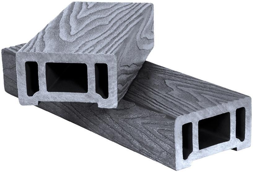 Поручень Polivan SINGARAJA с 3D текстурой дерева, серый цвет. купить в Анапе