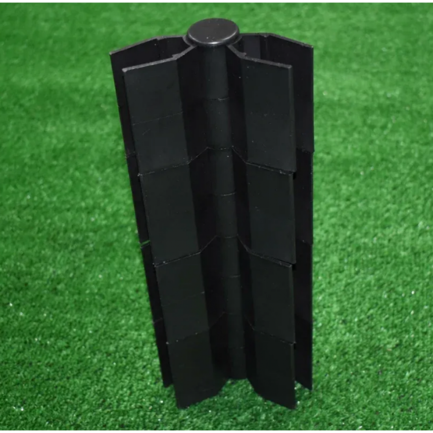 Угол поворотный из пластика для доски 300х30 мм Holzhof (угол от 60° до 300°) Черного цвета купить в Анапе