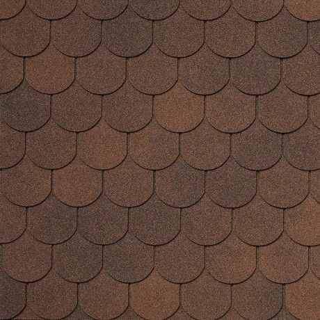 Гибкая черепица Tegola ASSISI marrone 434 купить в Анапе