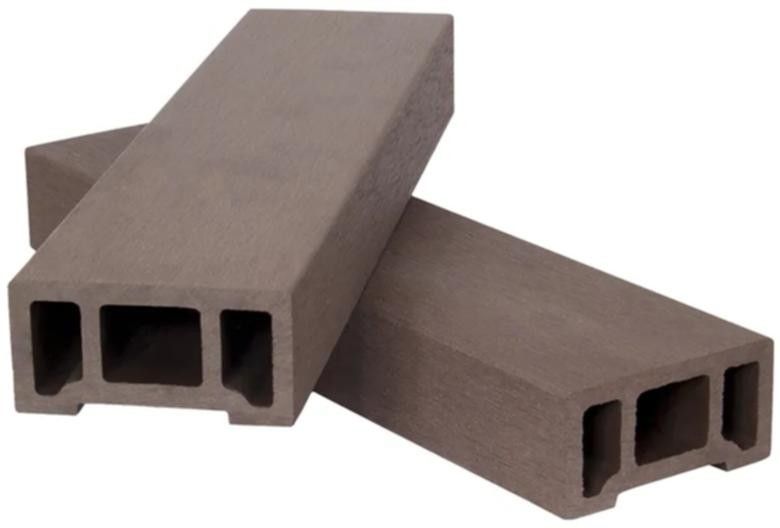 Поручень из ДПК Polivan DENPASAR, темно-коричневый, без текстуры. купить в Анапе