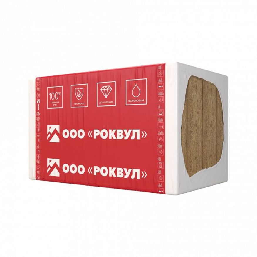 Утеплитель Rockwool ВЕНТИ БАТТС Д Оптима 150х600х1000/4шт/2.4м2/0.36м3 (16упак/палл) Rockwool купить в Анапе