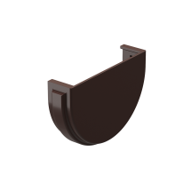 Заглушка желоба Docke Premium в цвете Шоколад