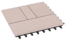 Модульный паркет ДПК GRINDERDECO Комфорт 2 Светлый дуб