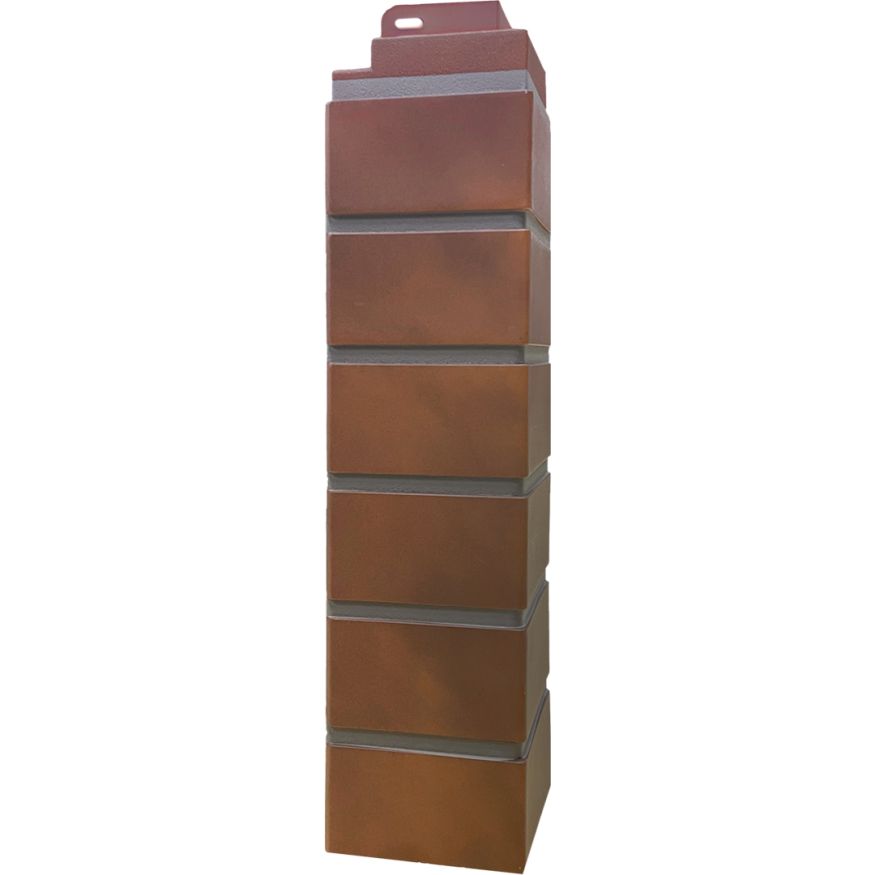 Угол наружный Кирпич облицовочный 3D, Керамический-чёрный купить в Анапе