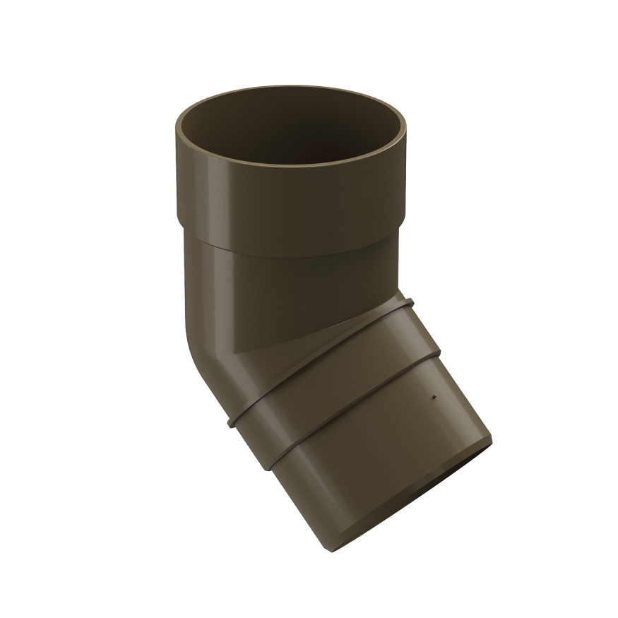 Колено 45˚ для водостока Docke Premium, цвет Каштан купить в Анапе