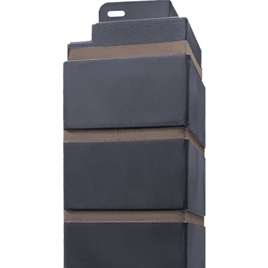 Угол наружный Кирпич облицовочный 3D, Мокрый асфальт купить в Анапе