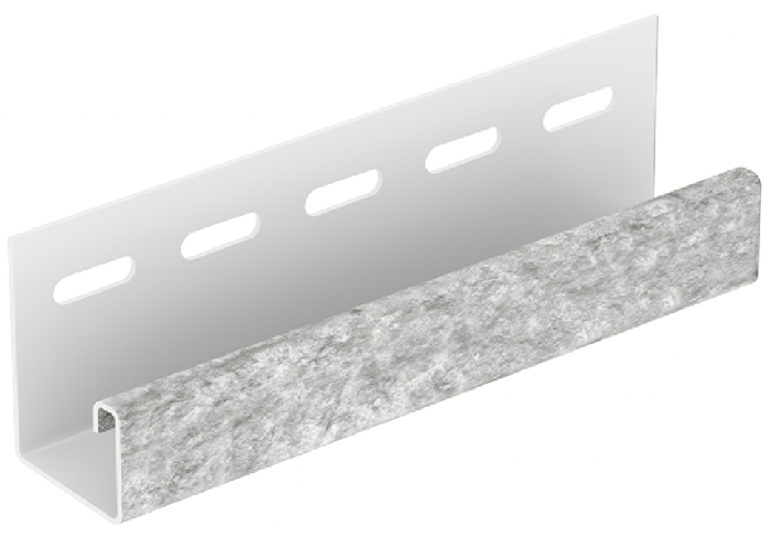 J-планка Ю-Пласт Стон Хаус Кварцит, Светло-Серый купить в Анапе