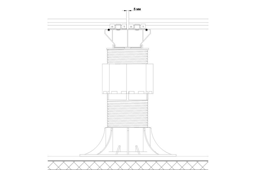 Лага Алюминий Holzhof HILST JOIST стыковочная PRO MAX купить в Анапе