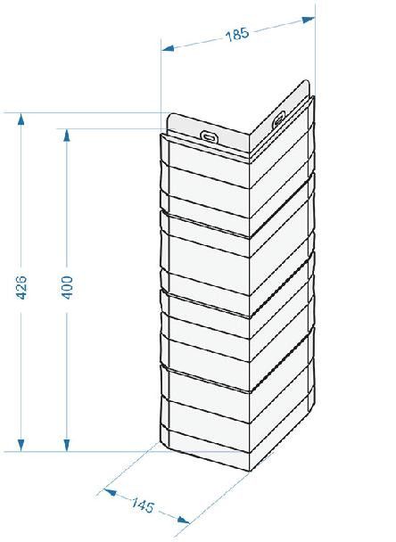 Угол Docke Алтай Графит купить в Анапе