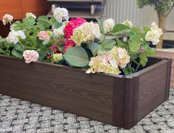 Доска для грядок и клумб из ДПК 3D, 25х150х2950, цвет венге. купить в Анапе