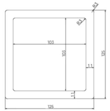 Опорный столб Polivan SINGARAJA с 3D текстурой дерева, серый цвет. купить в Анапе