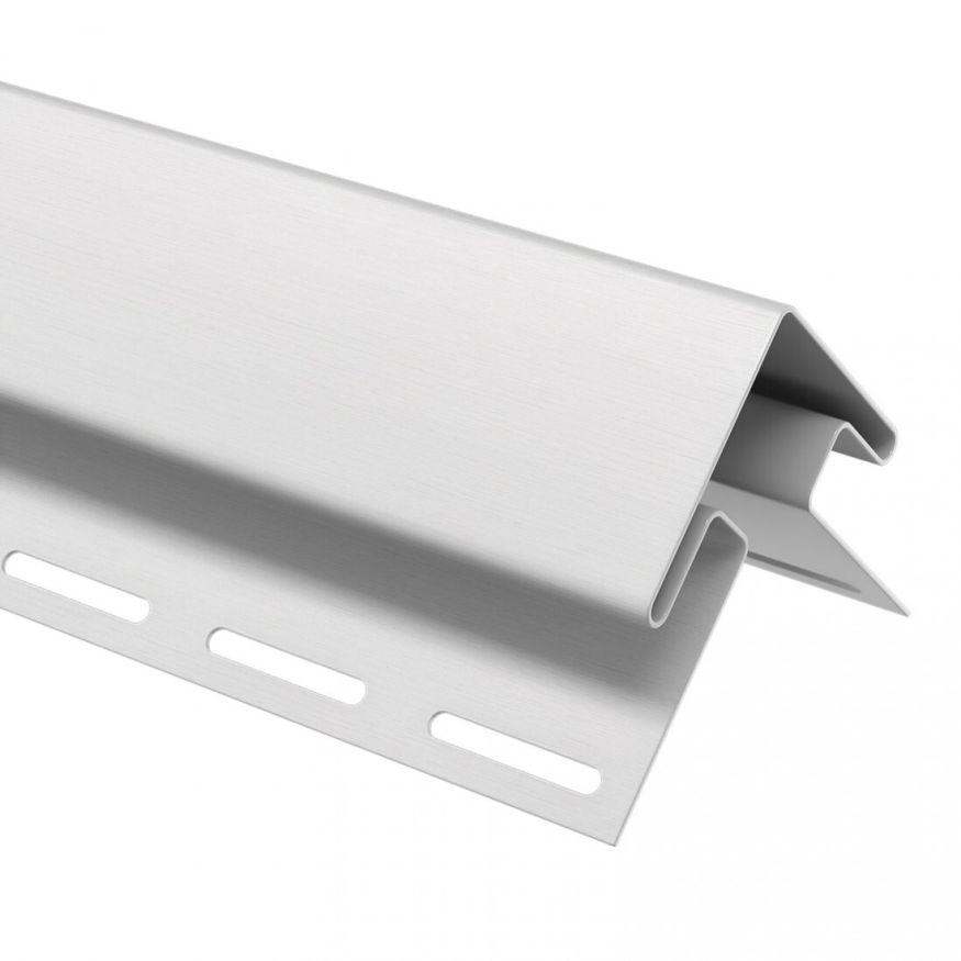 Наружный угол для сайдинга, белый купить в Анапе