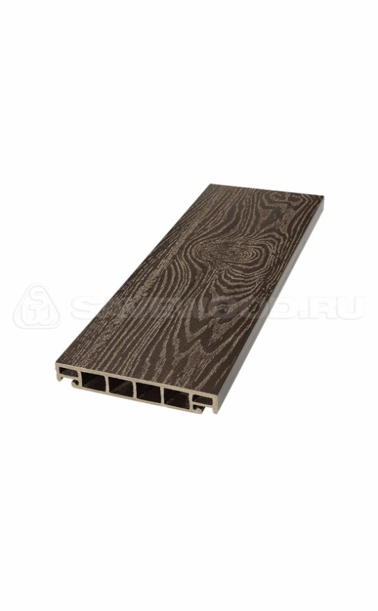 Террасная доска SaveWood, SW Salix (T), Темно-коричневый купить в Анапе