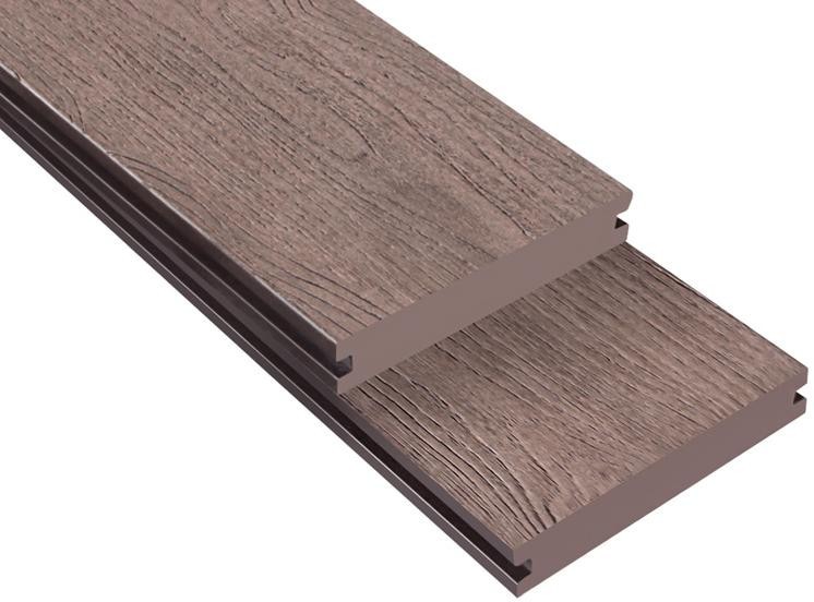 Террасная доска ДПК Outdoor 3D полнотелая NEVADA/CALIFORNIA BROWN коричневый микс. купить в Анапе