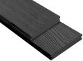 Террасная доска DPK Outdoor 3D полнотелая STORM/OCEAN BLACK черного цвета купить в Анапе