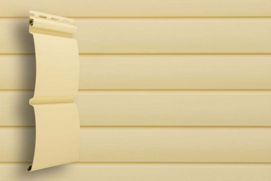 Сайдинг Grand Line, Блок-хаус D4.8 Цвет Ваниль купить в Анапе