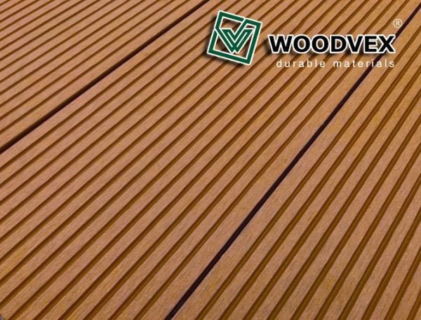 Террасная доска WOODVEX Select из ДПК в цвете Терракота купить в Анапе