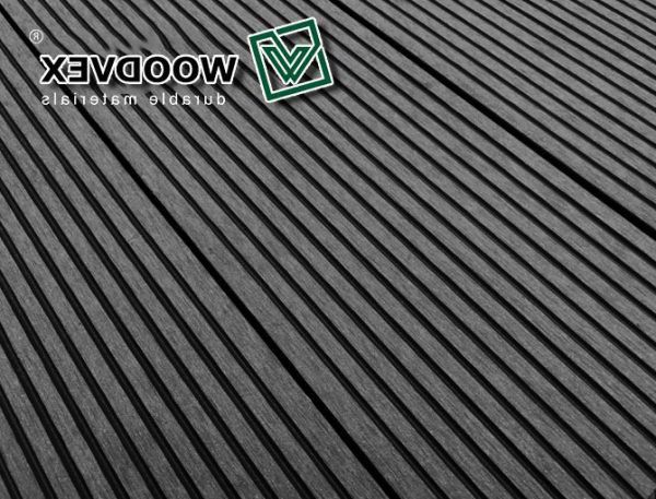Террасная доска WOODVEX Select из ДПК в цвете Графит купить в Анапе